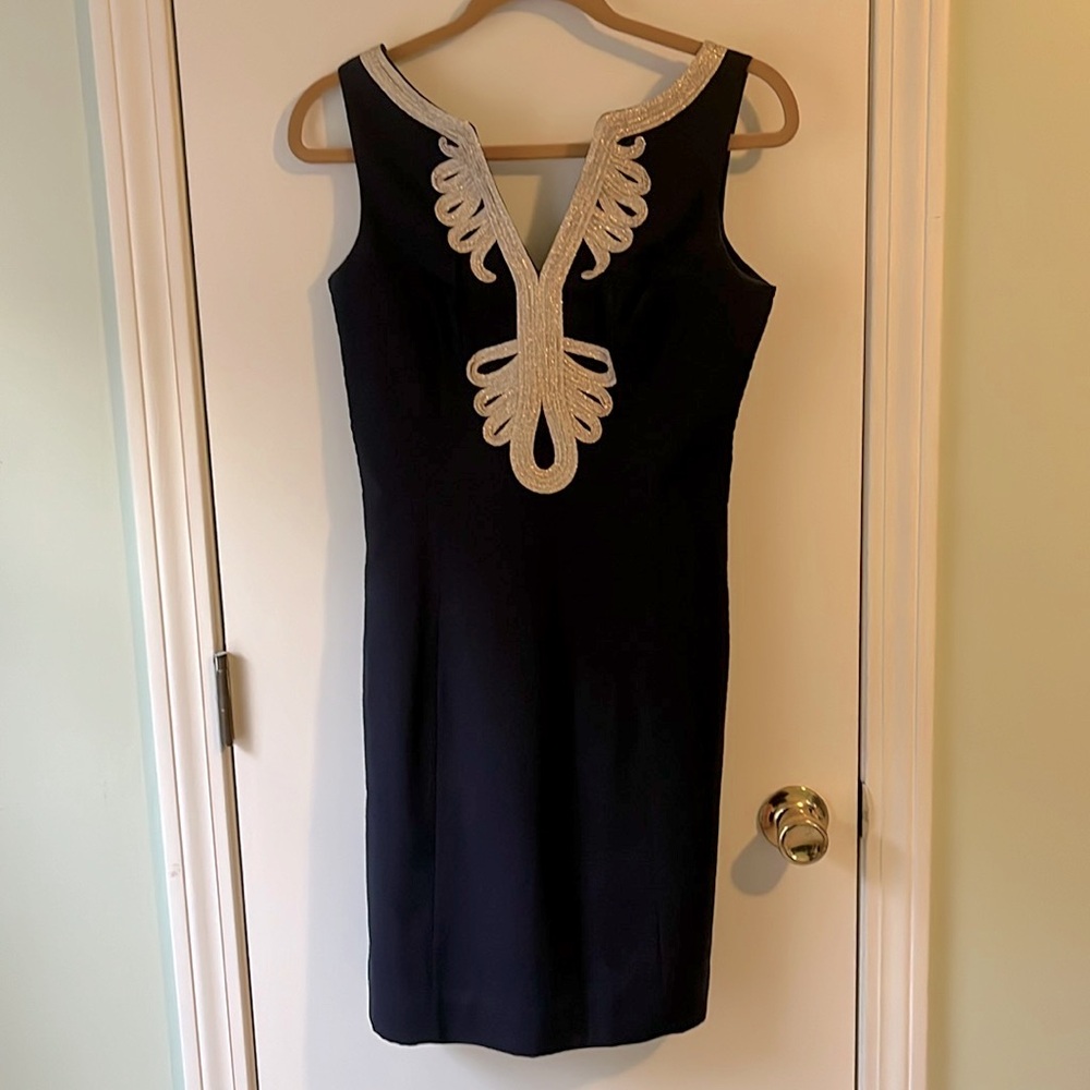 Lilly Pulitzer Janice Navy Dress size 2